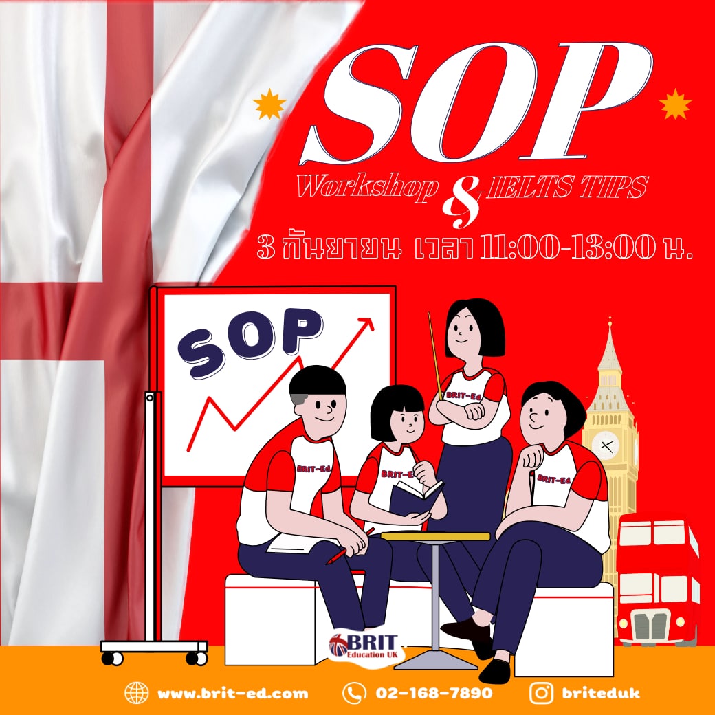 SOP Workshop and IELTS Tips – Sat 3 Sep 2022
