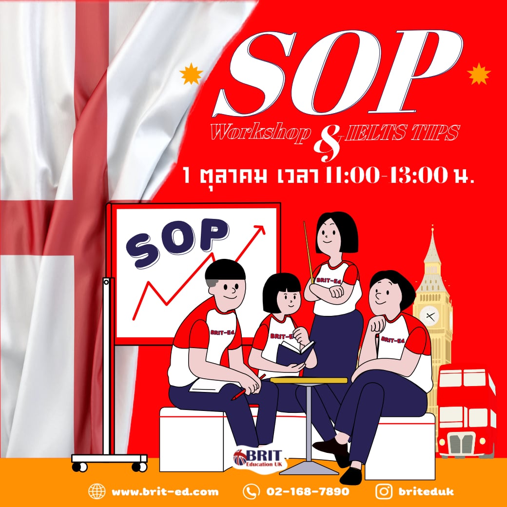 SOP Workshop and IELTS Tips – Sat 1 Oct 2022